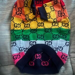 Designer style dog sweater